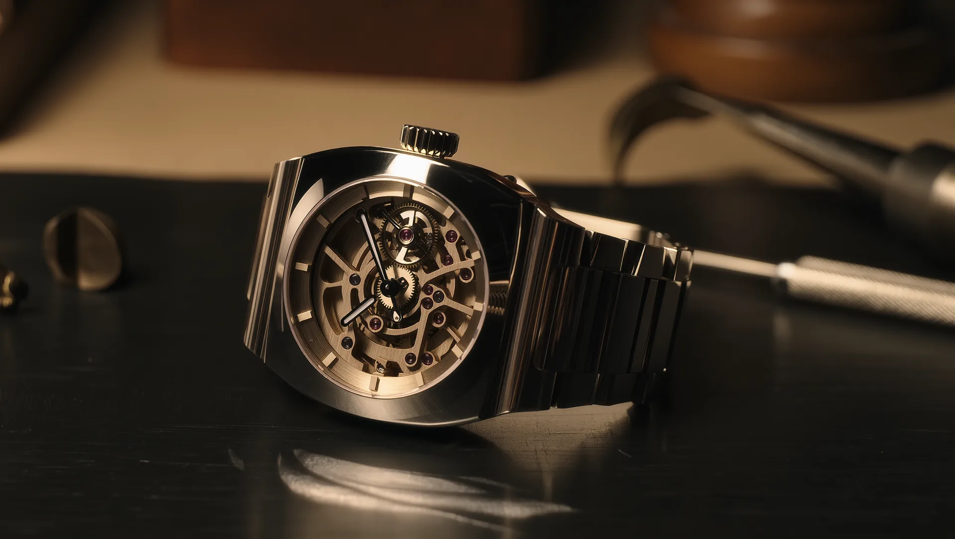 Wie zieht man eine Uhr mit Handaufzug auf?